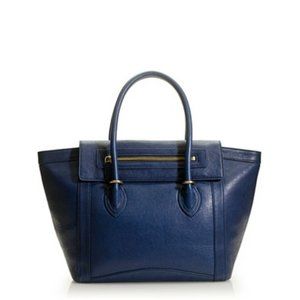 J. Crew Collection Tillary Tote blue leather